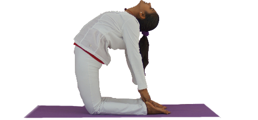 Eine Yoga-Stellung